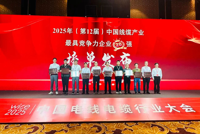 连续5年！EMC易倍电缆荣膺中国线缆行业20强、广东线缆行业前3强